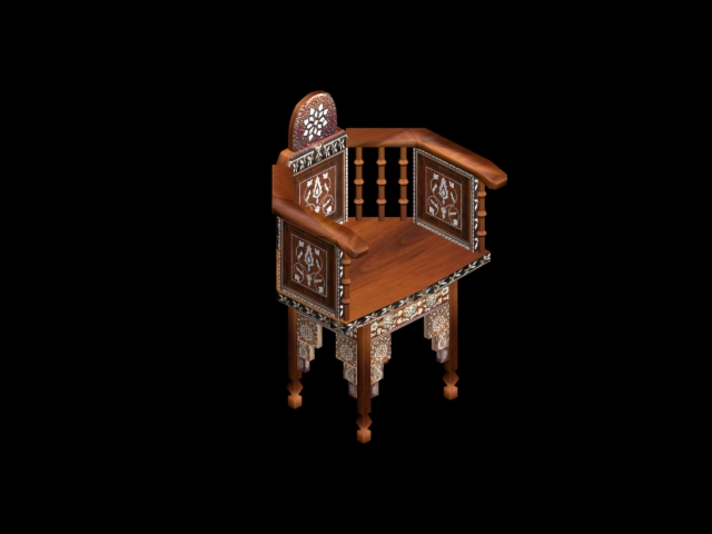 moroccan throne chair