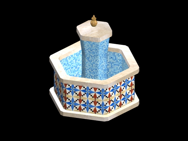 moroccan fountain
