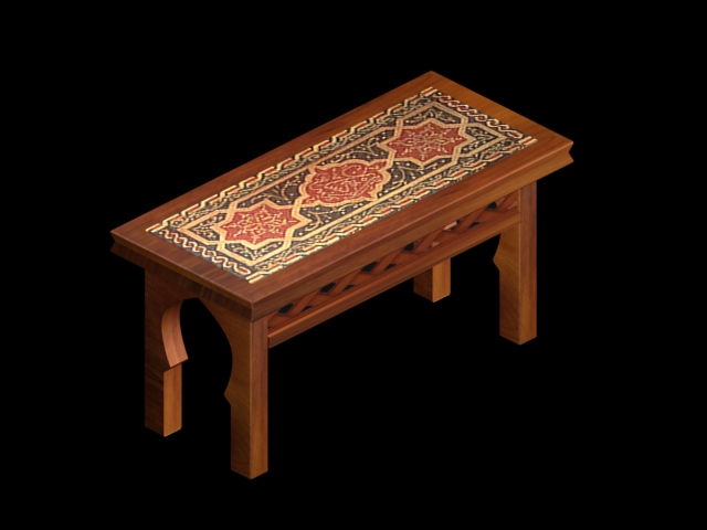 moroccan desk-table