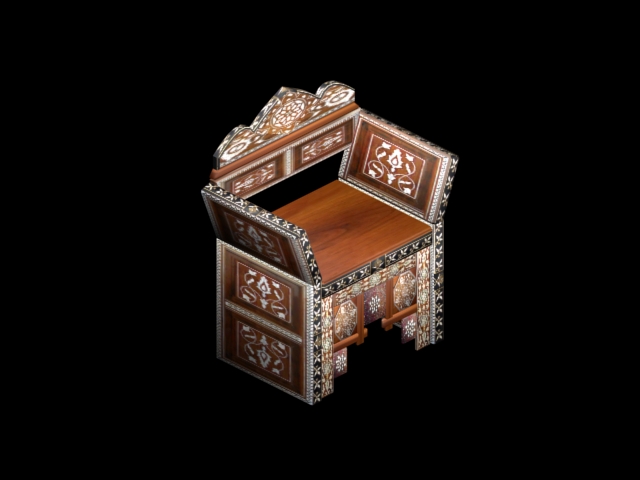 moroccan throne chair